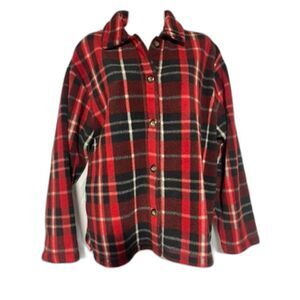 Marsh  Landing essentials  size M buffalo plaid fleece!!!